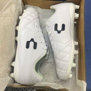 Charly White Soccer Cleats Size 2